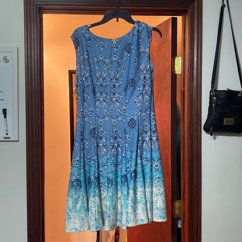 This is my J.Taylor blue Ombré dress. It is a large.